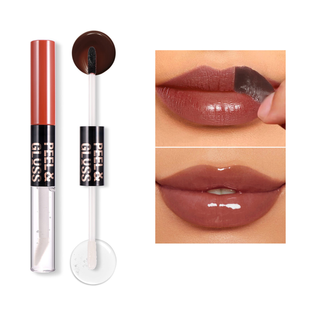 Double Ended Matte Waterproof Lipstick Peels Off Hydrating-07