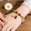 Elegantes Perlenarmband im chinesischen Stil,-Rot 3