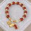 Elegantes Perlenarmband im chinesischen Stil,-Rot 5