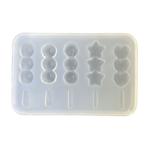Hochwertige Dango-Silikonform mit Spieß, ideal für die-B