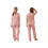 (XL, Pink) Γυναικείο σετ χριστουγεννιάτικης παντελόνια χαλάρωσης 6