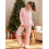 (XL, Pink) Γυναικείο σετ χριστουγεννιάτικης παντελόνια χαλάρωσης 8
