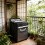 Excellent 210D Polyester Fabric Laundry Equipment-Black 3