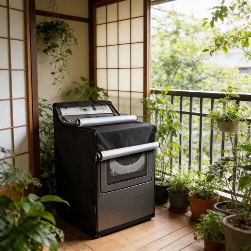 Excellent 210D Polyester Fabric Laundry Equipment-Black 2