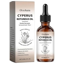 (1pc)Natural Cyperus Rotundus Oil for Hair Removal, Reduces Body Hair Growth & Smooths Skin, All Skin Types