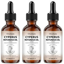 (3pcs)Natural Cyperus Rotundus Oil for Hair Removal, Reduces Body Hair Growth & Smooths Skin, All Skin Types