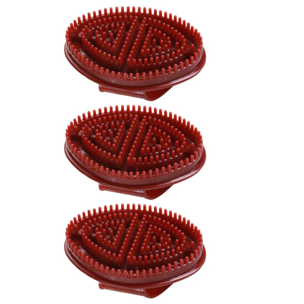 Scalp Massager Brush and Exfoliating Body Scrubber 3PCS for Deep Cleansing, Hair Growth, Wet Dry Use