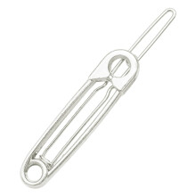 Scissors Shape Hair Clip for Women and Girls, Durable Metal Snap Hairpin for Secure Hold