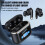 TWS Smart Touch Screen Earbuds, Wireless Bluetooth Headphones with Mic Stereo, for All iPhone Android 1