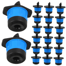 20pcs Drip Irrigation System with Adjustable Emitters for Precise Garden Watering and Water Saving