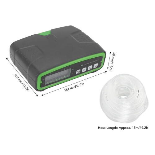 Automatic Drip Irrigation Kit with Waterless Detection Sensor, Battery Powered Plant Watering System for Indoor 5V 1