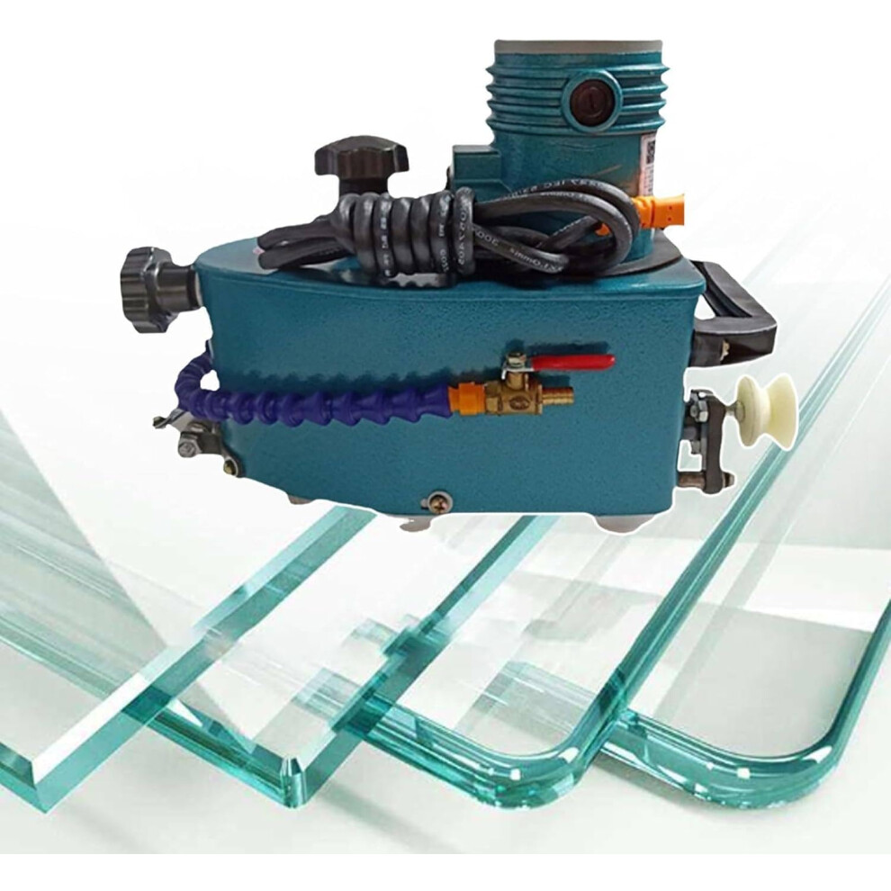 800W Glass Edge Grinder With Diamond Wheel Set, Low Noise, Cooling System For Acrylic And Ceramic 9351714422765