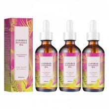 (3pcs) (3pcs) Huile de Cyperus Rotundus 60 ml - Huile dépilatoire naturelle, réduit la pilosité, hydrate et apaise la peau