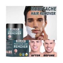 Pâte épilatoire permanente pour hommes visage moustache 50g