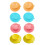8Pcs Silicone Baby Tableware Suction Cups Double Sided Non-Slip Pads 1