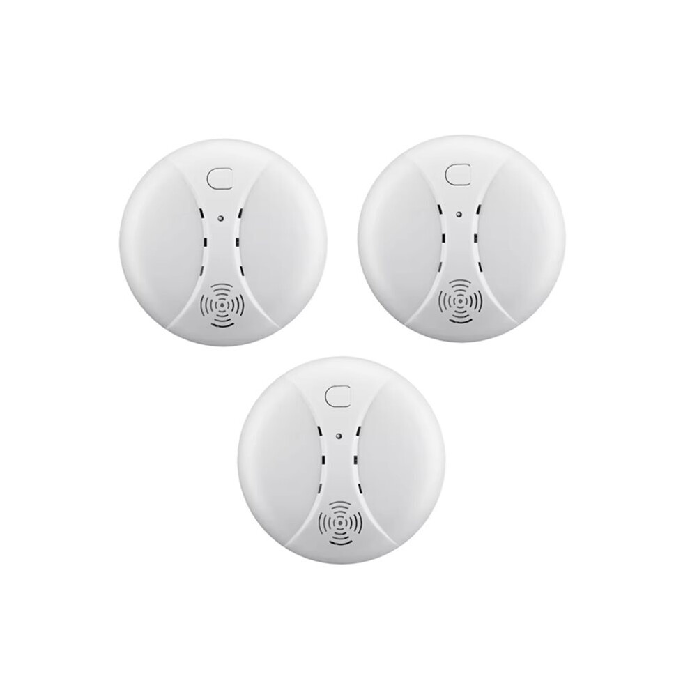 3Pcs 433Mhz Wireless Fire Protection Smoke Alarm Detector Alarm Sensors For Rf Tuya Wifi Gsm Home Security Alarm Systems 4712208578101