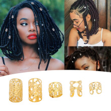 Vikings Hair Jewelry 200Pcs Norse Runes Beads for Braids Dreadlocks Gold