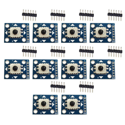 10pcs Five-Way Navigation Key Module Independent Keyboard Key  Button 5D Joystick Microcontroller