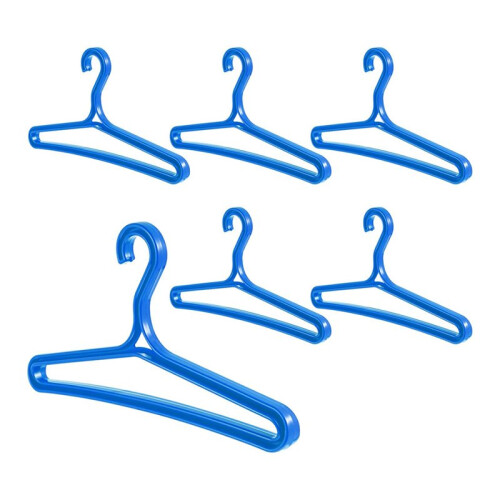 Lot de 6 Cintres pour Combinaisons de Plongée Étanches, Pliables, Bleus