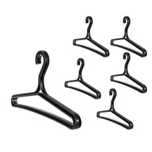 6 Stuks Duikpakhangers, Droogpakhangers, Opvouwbare Kledinghangers, Zwempakhangers, Zwart