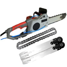Electric Concrete Chain Saw 480 with Diamond Chain and Water Fed Dust Suppression for Reinforced Concrete Cutting