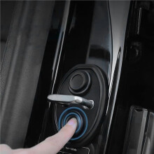 4 Pcs Door Lock Cover Protector for T-ROC 2017-2024, Silent Shock Pads Silicone Car Door Lock Protective Cover