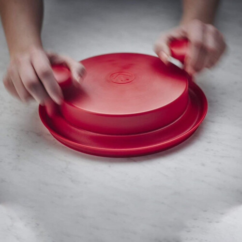 Meat Shredder for Pulled Pork and Chicken, Quick Shredding with Ergonomic Handles, Red 1