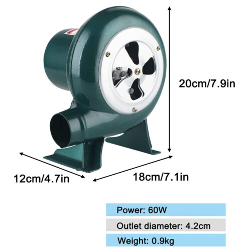 12V Variable Speed Inflatable and Blacksmith Forge Blower with Fast Inflation and Low Noise 2