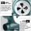 12V Variable Speed Inflatable and Blacksmith Forge Blower with Fast Inflation and Low Noise 4