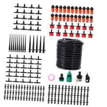 Automatic Drip Irrigation System Kit with Adjustable Flow Control for Garden and Balcony Plants