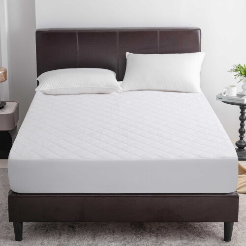 (Single) 2 Pack Quilted Mattress Protector With Extra 30cm Deep Pocket | All Sizes 1