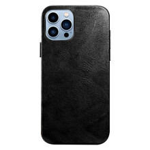 Leather Magnetic Case for iPhone 16 Plus, Shockproof Retro Slim Cover with Wireless Charging