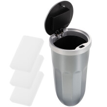 Plastique Gris Avec Couvercle Odeurs
