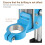 Electric Drill Stand Cast Aluminum 40cm 80mm Gray 4