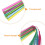 4Pcs Transparent Acrylic Reading Guide Strips Dyslexia Assistive Tools 4