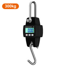 (Black, A) WeiHeng C06 Electronic Crane Scale Hand-Held Hook Scale 300kg/50g Portable Rechargeable Hanging Scale Black Without Bluetooth