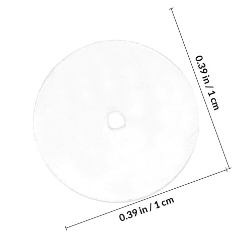 100Pcs Transparent Eva Foam Earring Back Pads Secure Invisible Support 1