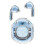 (Blue) 2025 ACEFAST T8 / AT8 Crystal (2) Color Bluetooth Earbuds Lightweight Wireless Headset compatible Work 1