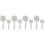 8Pcs White Ultra Fine Mesh Sieve PP Kitchen Tool for Soy Milk Filter 3