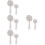 8Pcs White Ultra Fine Mesh Sieve PP Kitchen Tool for Soy Milk Filter 6