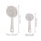 8Pcs White Ultra Fine Mesh Sieve PP Kitchen Tool for Soy Milk Filter 8