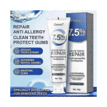 Dentifrice à l'hydroxyapatite pour une protection avancée de l'émail, formule douce et efficace, dentifrice sans fluor pour les dents sensibles