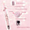 (Black) Automatic Rotating Curling Wand 28mm Professional Hair Curler fast 4