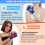 (Black) Finger Arthritis Compression Ice Glove with Reusable Gel Cold Pack for Pain Relief 2