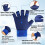 (Black) Finger Arthritis Compression Ice Glove with Reusable Gel Cold Pack for Pain Relief 3