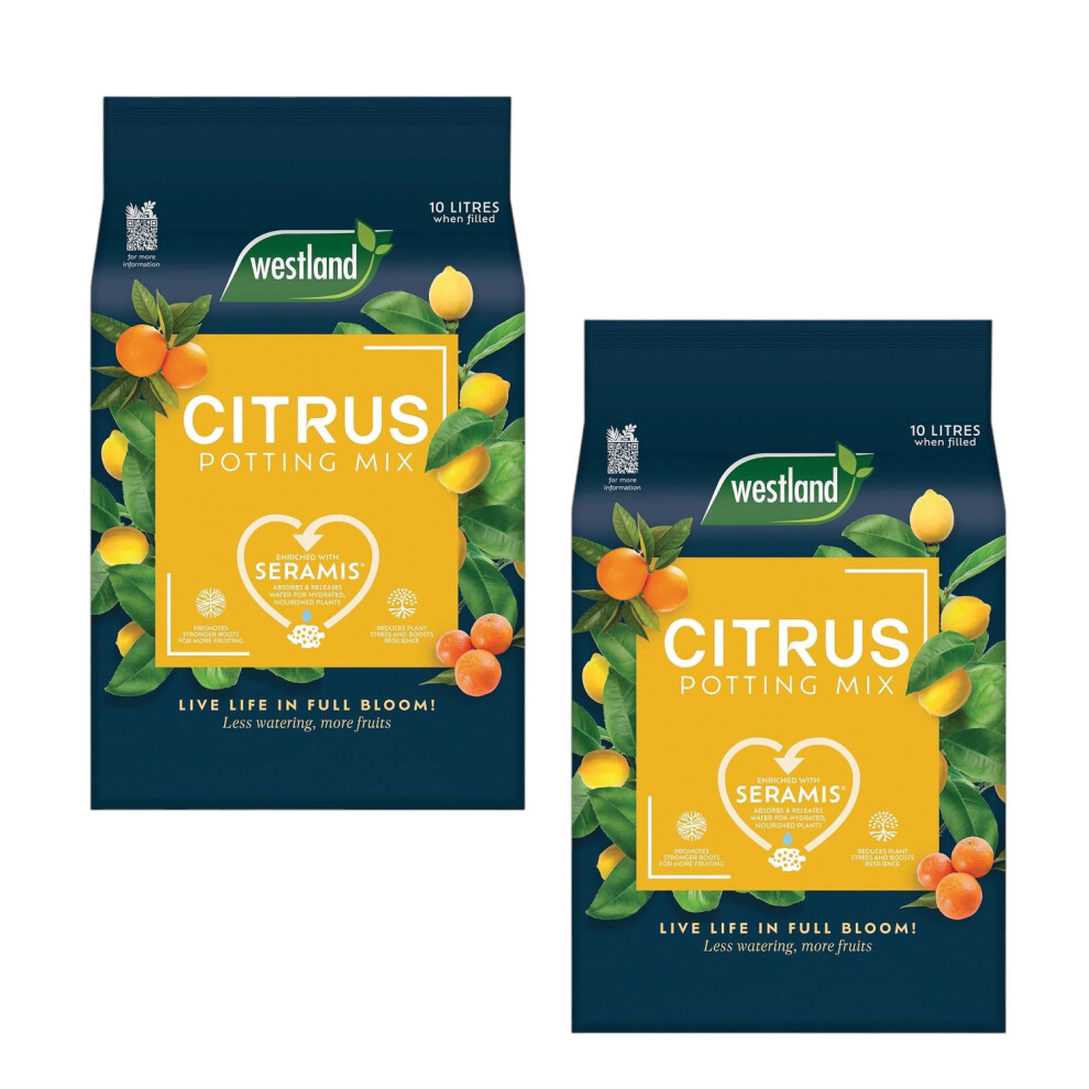 Westland Citrus Potting Mix 10L X 2 Peat Free Soil
