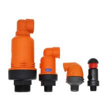 Drip Irrigation System 1 Inch 2 Inch Adjustable Vacuum Exhaust Valve for Garden Watering Accessories Durable Plastic Design