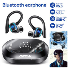 MPOW Deep Bass Wireless Earbuds Bluetooth Headphones 50Hrs Playback Ear Buds