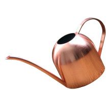 Stainless Steel Watering Can Rose Gold 500ml Long Spout Rustproof Small Indoor Can for Houseplants