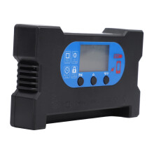 30A Solar Controller HD Display Dual USB-C, Black